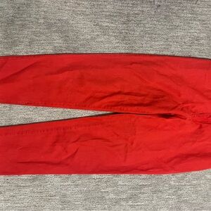 Moschino Junior size 42 14 Vibrant salmon red Pants jeans